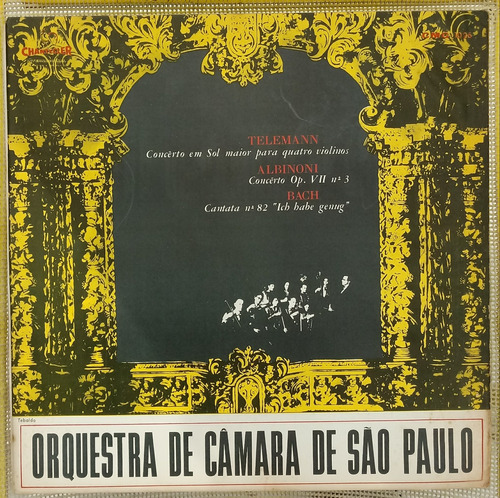 Lp Orquestra De Câmara De São Paulo - Vinil Raríssimo - Vg++