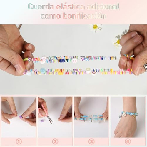 Cuentas De Arcilla Para Pulseras Kit Para Hacer Pulseras Diy