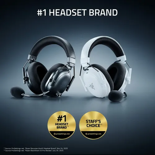Headset Gamer Razer Blackshark V3 Pro Anc Wireless Branco Brancoo