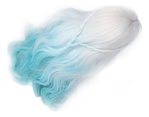 Peluca Azul Para Muñecas Diy, Con Una Articulación De 1/3 De