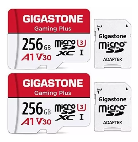  [Gigastone] 256GB Micro SD Card, Gaming Plus