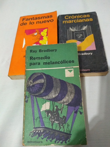 Ray Bradbury X3 Cronicas Marcianas Fantasmas De Lo Nuevo Rem
