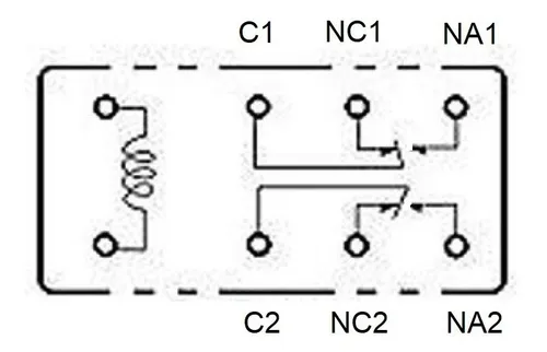 10PCS/LOT 2A Power Relays HK19F-DC5V-SHG HK19F-DC12V-SHG