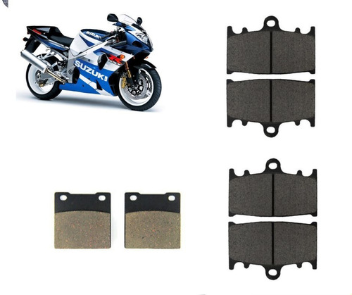 Balatas Delanteras Y Traseras Gsxr 1000 K1/k2 Suzuki 158 63