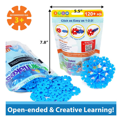 Cerebra Flakes Add -on 120 Piezas Pouche Resellable Azul