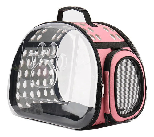 Bolsa grande para animais de estimação rosa dobrável Cala Pet Carrier