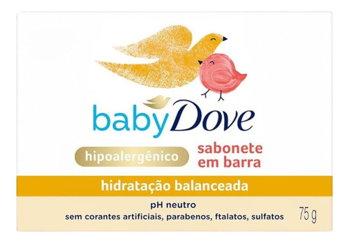 Sabonete Em Barra Baby Dove Hidratação Balanceada 75g