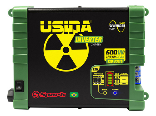 Inversor Tensão Senoidal Usina Inverter 600w 12 Volts 120v