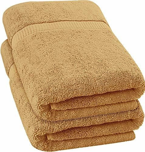 Toallas Utopia De Baño Juego Con 2 Piezas En Color Beige