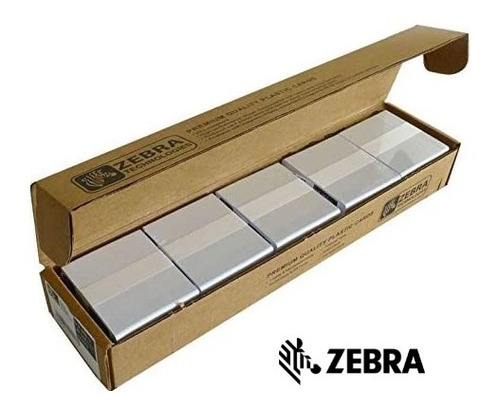 Tarjetas Zebra De Pvc Blancas 30mil, 500 Pvc Zcd-104523-111