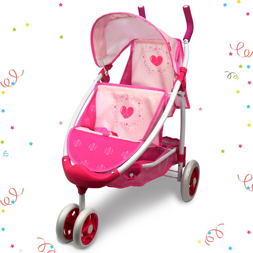 Cochecito De Muneca Anivia Twin Doll Stroller Con Diseno De