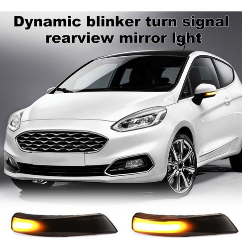 Espejo Retrovisor Led Con Luz Intermitente Dinámica, 2 Pieza
