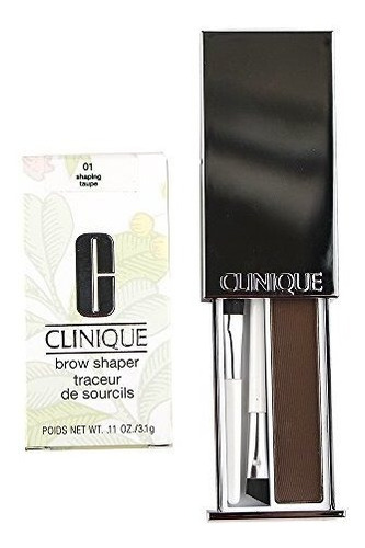 Imagen 1 de 2 de Clinique Brow Shaper 01 Shaping Taupe