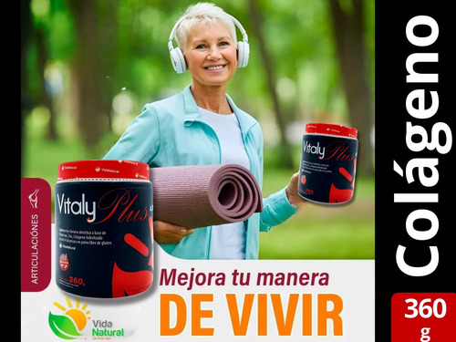 Vitaly Plus Ac Hialurónico + D Colágeno Hidrolizado Pack X 3