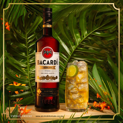 Pack De 4 Ron Bacardi Añejo 750 Ml