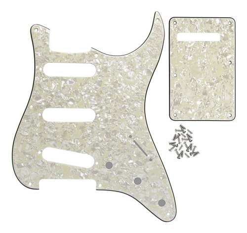 Fleor Sss - Placa Trasera De Guitarra Estilo Strat Vintage D