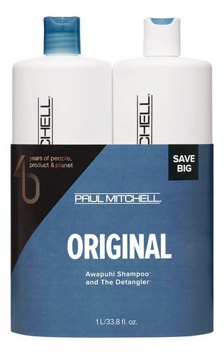 Conjunto De Shampoo E Condicionador Paul Mitchell Moisture 1