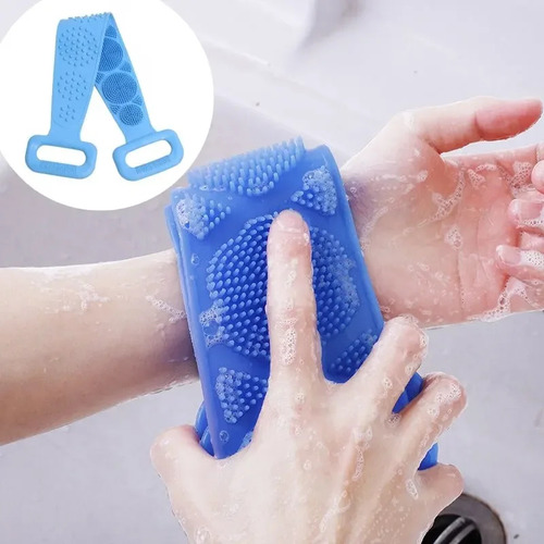 Cepillo Exfoliante De Silicona Suave Para Masaje En Ducha