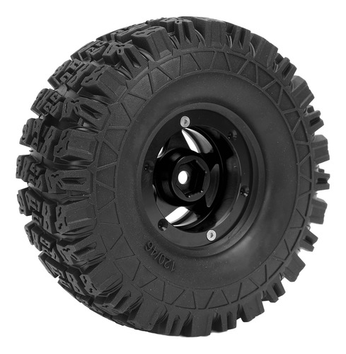 Juego De Ruedas Rc Tires, 4 Unidades, Llantas Crawler, Aleac