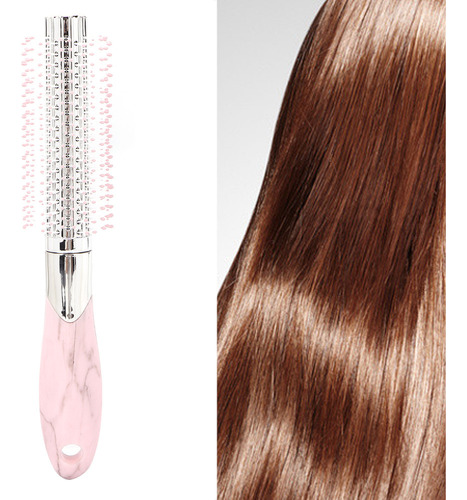 Cepillo De Pelo Redondo Profesional Portátil Para Peinar Y R