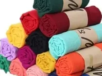 Comprar Lote De 90 Pashminas Importadas Lisas Para Recuerdos 