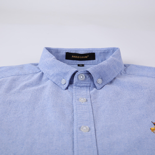 N Camisa Cómoda De Manga Larga Informal Ajustada Para Hombre