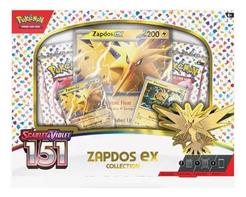 comprar Pokemon Tcg 151 Zapdos Ex 