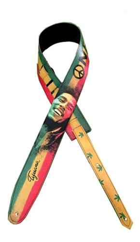 Correa Tijuana Bob Marley Para Guitarra / Bajo - Ajustable