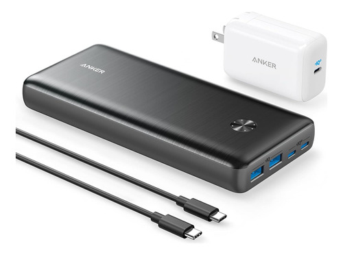 Anker Cargador Portátil De 25,600 Mah, Paquete De 87 W Con C