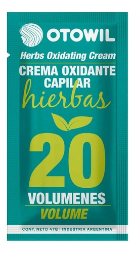  Otowil Crema Oxidante Hierbas 20 Vol. Sobre 50g Tono No Aplica