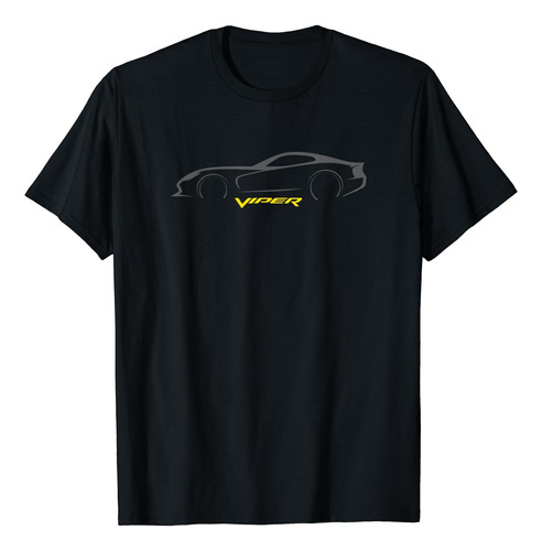 Camiseta Con Silueta De Dodge Viper