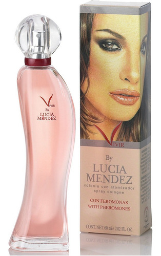 Perfume Dama Vivir By Lucía Méndez Feromonas 60ml Fuller