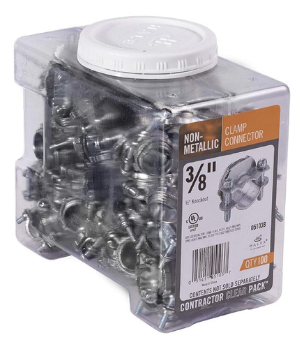 /scott Fetzer 100-pack 3/8-inch Twin Screw Clamp Connec...