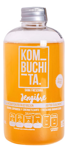 Te Kombucha Jengibre Pack 18 Botella 240 Ml Kombuchita