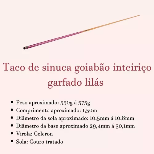 Melhores Tacos de Sinuca de Goiabão do Brasil . Sinuquinha, Snooker e Bilhar  