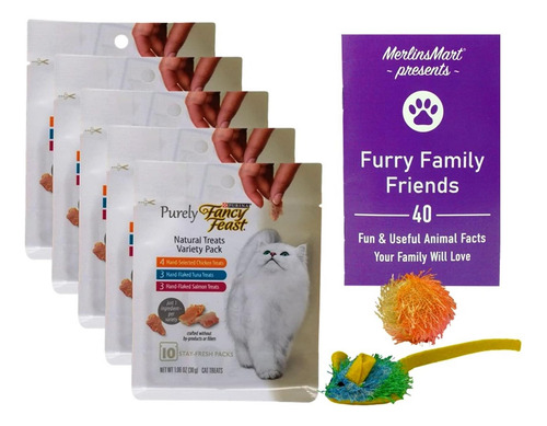 Purely Fancy Feast Natural Single Ingredient Treats 3 Flavor