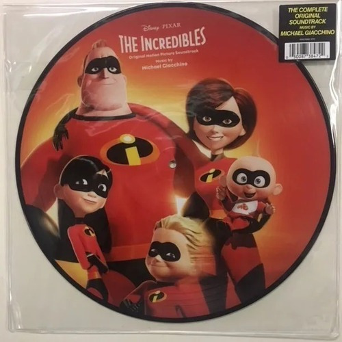 Lp The Incredibles Original Movie Soundtrack Picture Disc Versão do álbum Edição limitada