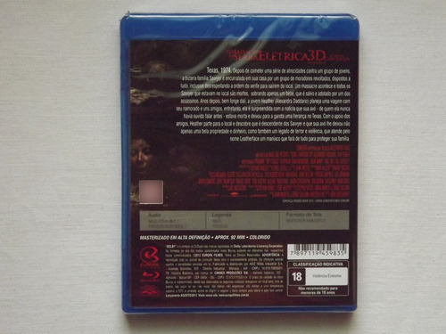 Blu-ray O Massacre Da Serra Elétrica 2d/3d -original-lacrado