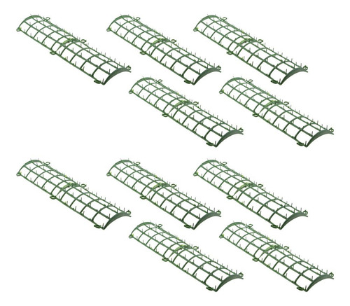 10 Piezas Paneles Plásticos Soporte De Pared Para Fondo