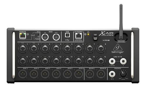Console Behringer Xr18 X Air 12 Buses 18 Canais Wifi 100v/24