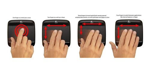 Logitech Wireless Touchpad Con Multi-touch Navigation