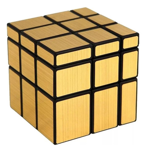 Mirror 3x3 De Qiyi Dorado Profesional - Cubo Magico Qiyi