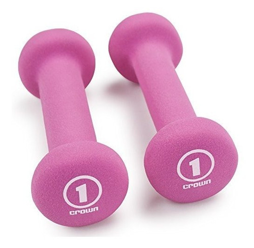 Crown Sporting Goods Set Of 2 Body Sculpting Hand Weights - 