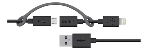 Cable Belkin Original Micro Usb + Adaptador Lighting A Usb-a