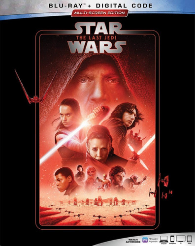 Star Wars Episode Viii: The Last Jedi Blu-ray Nuevo Original