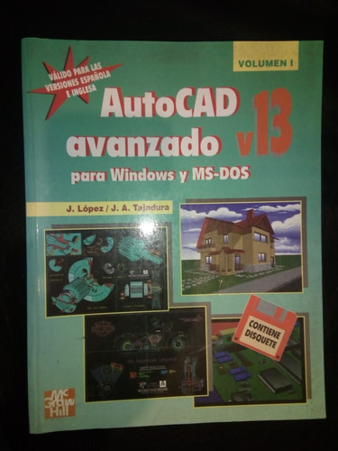 Libro Autocad Avanzado 13 Volumen 1 No Incluye Disquete