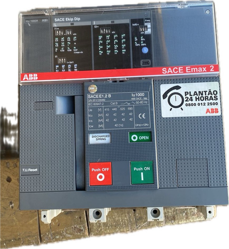Disjuntor E1.2b 1000 Ekip Dip Li 3p F F Motorizado
