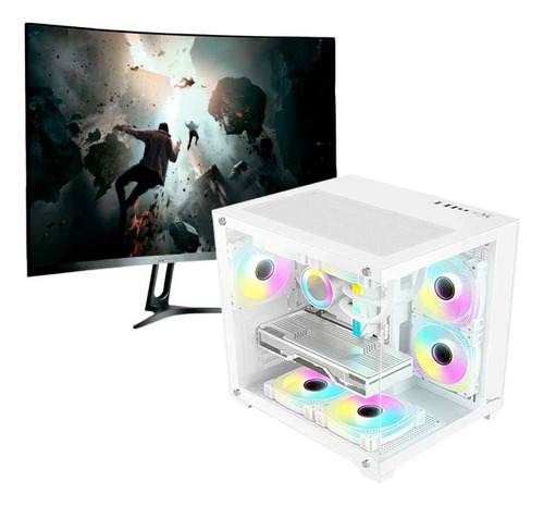 Pc Gamer Monitor 23 Ryzen 7 5700g Ram 32gb Ssd 1tb 550w Wifi