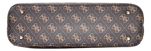 Guess Bolso Tote Noelle Pequeño Noel, Logotipo Marrón