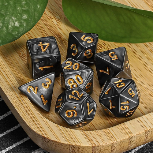 Juego De Dados Ciaraq Para Calabozos Y Dragones (dnd) Ab 8a